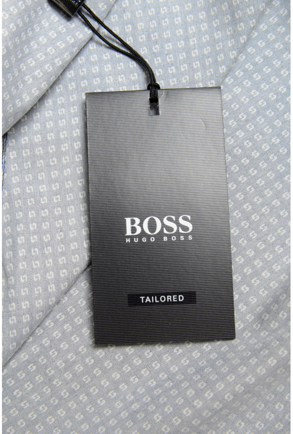 Hugo Boss Men's "T-Charlie" Slim Fit Geometric Print Dress Shirt: Picture 8