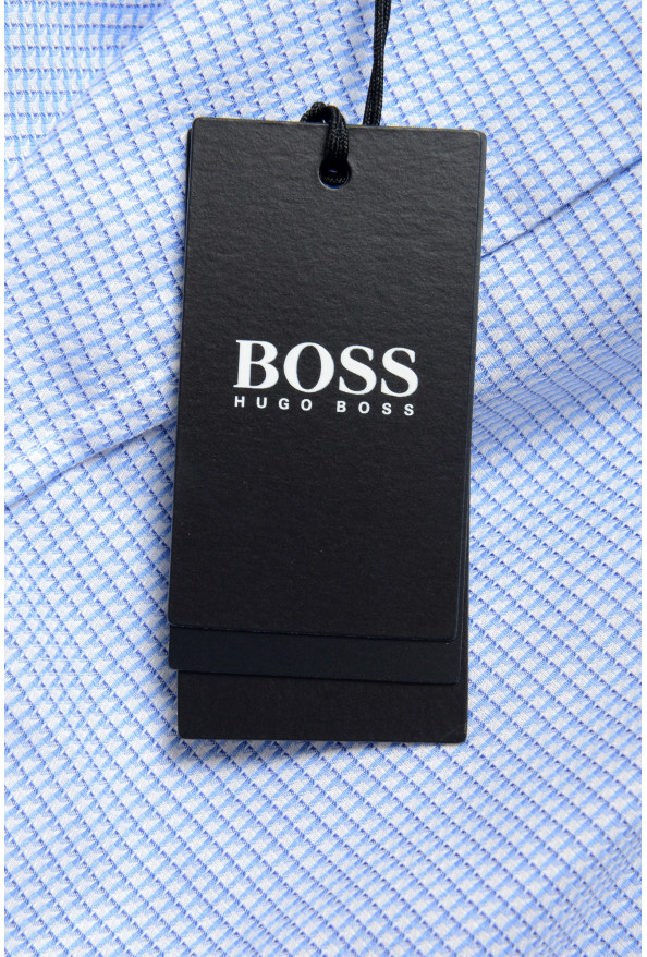 Hugo Boss Men's "Jason" Slim Fit Geometric Print Dress Shirt : Picture 8