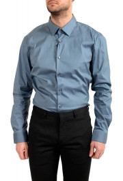 Hugo Boss Men's "Herwing" Extra Slim Gray Long Sleeve Dress Shirt: Picture 4