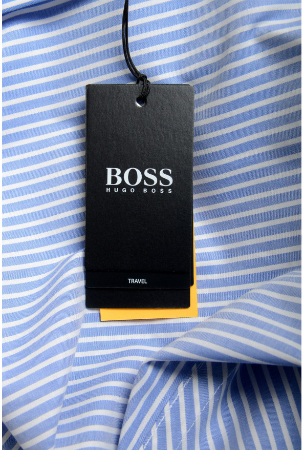 Hugo Boss Men's "Jenno" Striped Slim Fit Long Sleeve Dress Shirt: Picture 8