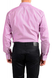 Hugo Boss Men's Isko Slim Fit Purple Striped Long Sleeve Dress Shirt: Picture 6