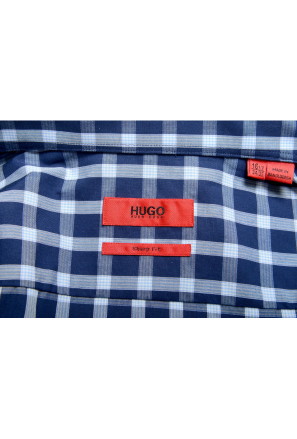 Hugo Boss Men's Mabel Sharp Fit Plaid Long Sleeve Shirt : Picture 9