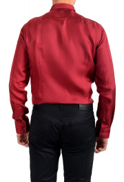 Hugo Boss Men's "Iros" 100% Silk Slim Fit Long Sleeve Shirt: Picture 6