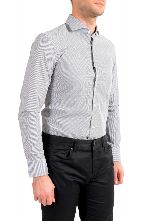 Hugo Boss Men's "Jason" Slim Fit Striped Long Sleeve Dress Shirt: Picture 5