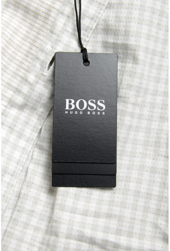 Hugo Boss Men's "Rod_53P" Slim Fit Plaid Long Sleeve Casual Shirt : Picture 8