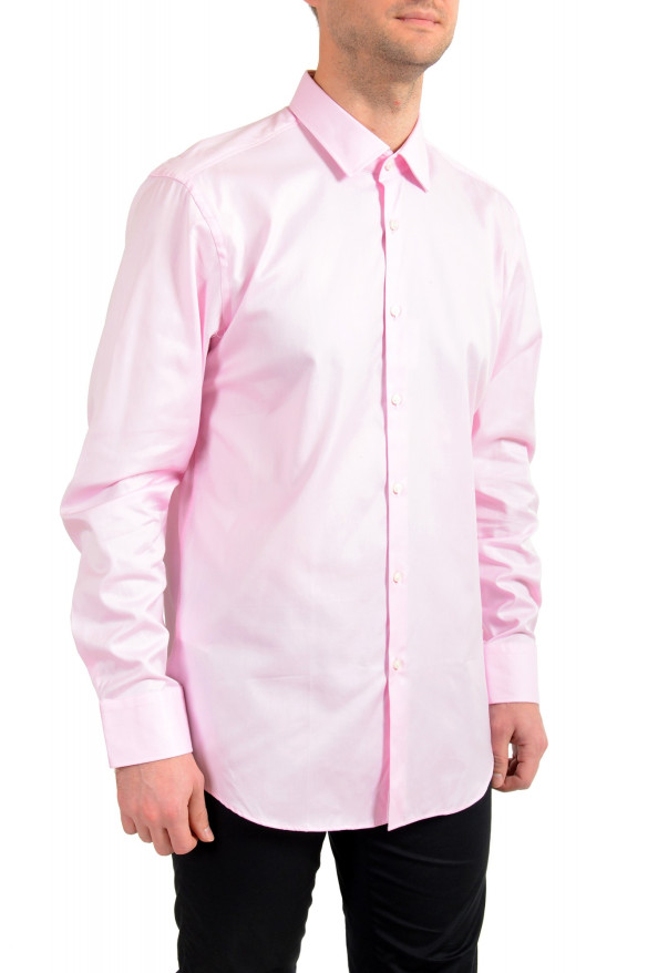 Hugo Boss Men's "Jerris" Slim Fit Pink Long Sleeve Dress Shirt : Picture 2