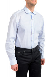 Hugo Boss Men's "Kason" Slim Fit Blue Geometric Print Dress Shirt: Picture 5