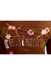 John Galliano Women's Brown Embroidered Button Down Jacket : Picture 4