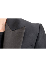 Dsquared2 Women's Black Silk Wool One Button Blazer: Picture 4