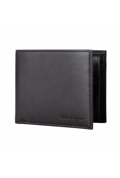 Salvatore Ferragamo Men's 100% Leather Dark Brown Bifold Wallet