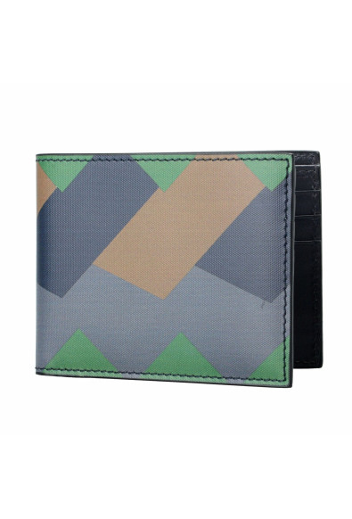 Salvatore Ferragamo Men's 100% Leather Multi-Color Bifold Wallet