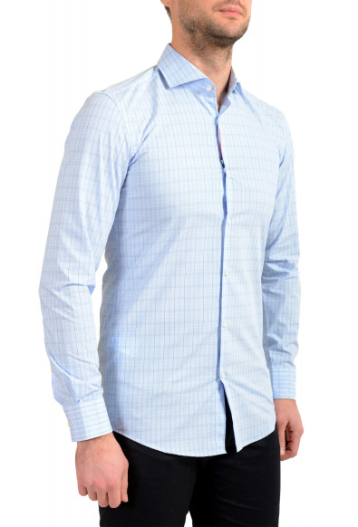 Hugo Boss Men's "Kason" Slim Fit Plaid Long Sleeve Dress Shirt: Picture 2