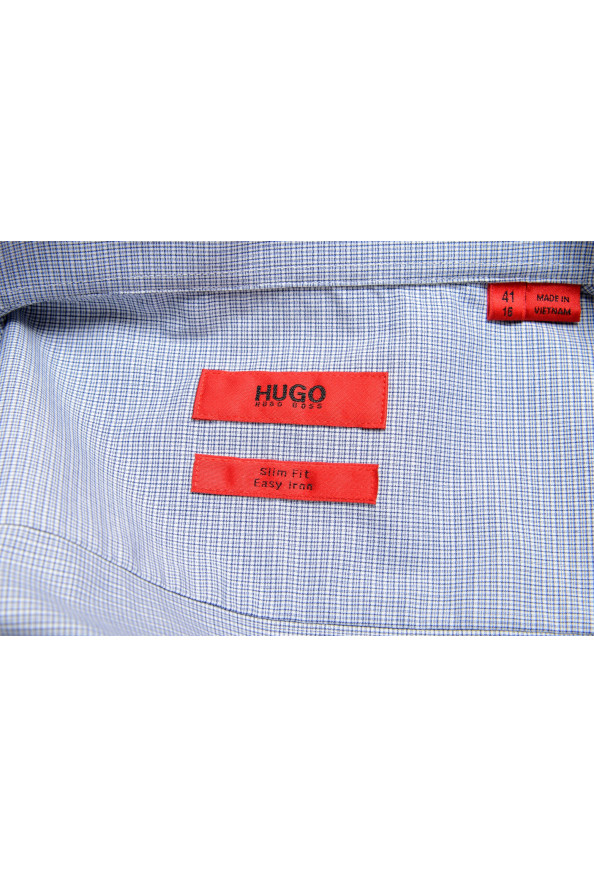 Hugo Boss Men's "Kason"Plaid Slim Fit Long Sleeve Dress Shirt : Picture 9