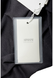 Armani Collezioni Men's Silk Gray Polo Pullover Sweater: Picture 6