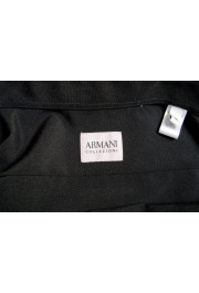 Armani Collezioni Men's Black Button Front Casual Shirt: Picture 8