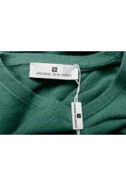 Pierre Balmain Men's Green Wool Cashmere V-Neck Pullover Sweater: Picture 6