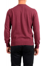 Pierre Balmain Men's Burgundy Wool Cashmere Crewneck Pullover Sweater: Picture 3