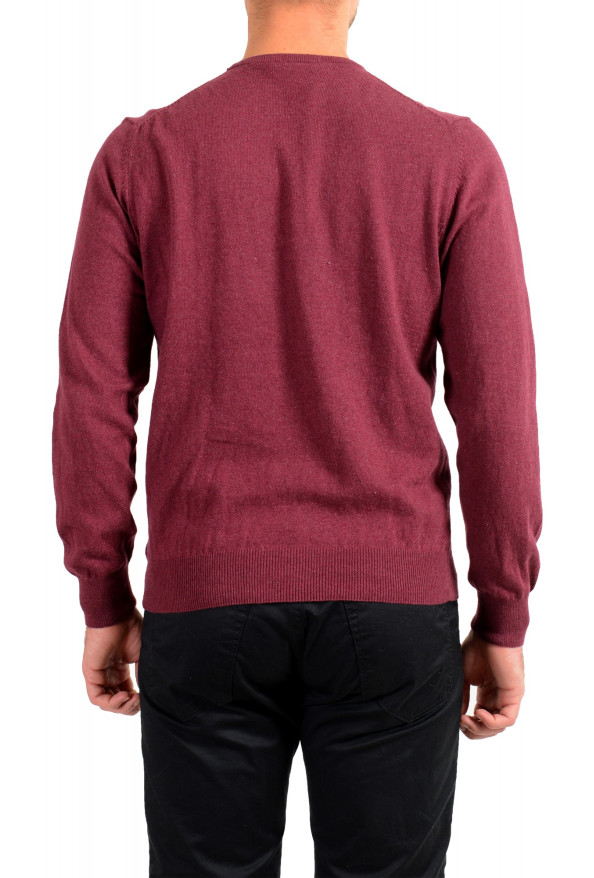 Pierre Balmain Men's Burgundy Wool Cashmere Crewneck Pullover Sweater: Picture 3