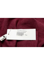 Pierre Balmain Men's Burgundy Wool Cashmere Crewneck Pullover Sweater: Picture 5