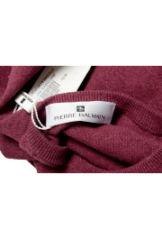 Pierre Balmain Men's Burgundy Wool Cashmere Crewneck Pullover Sweater: Picture 6