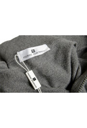 Pierre Balmain Men's Gray Wool Cashmere Full Zip Pullover Sweater: Picture 6