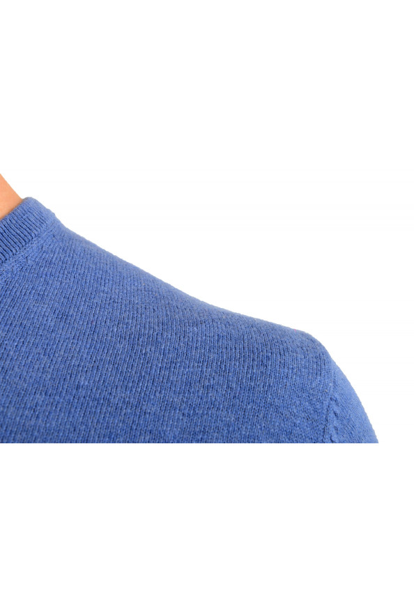 Pierre Balmain Men's Blue Wool Cashmere Crewneck Pullover Sweater: Picture 4