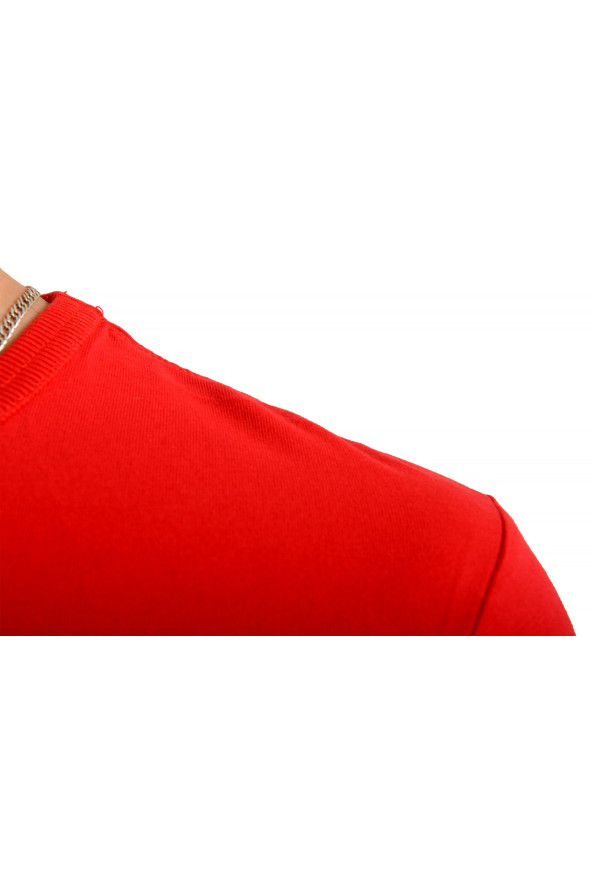 Belstaff Men's Bright Red Short Sleeve Logo Print Crewneck T-Shirt: Picture 4