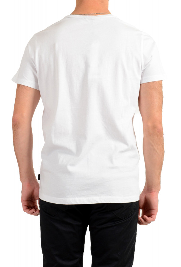 Belstaff Men's White Short Sleeve Logo Print Crewneck T-Shirt: Picture 3