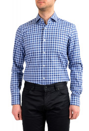 Hugo Boss Men's "Gordon" Regular Fit Plaid Long Sleeve Dress Shirt : Picture 4