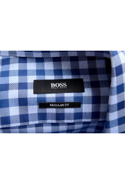 Hugo Boss Men's "Gordon" Regular Fit Plaid Long Sleeve Dress Shirt : Picture 8