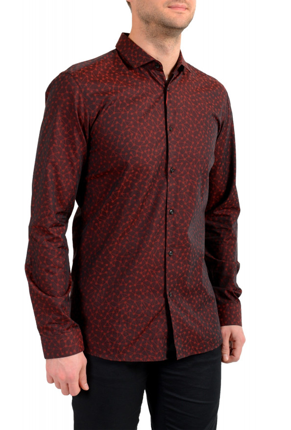 Hugo Boss Men's Erondo Extra Slim Fit Geometric Print Dress Shirt: Picture 2