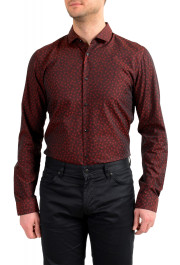 Hugo Boss Men's Erondo Extra Slim Fit Geometric Print Dress Shirt: Picture 4