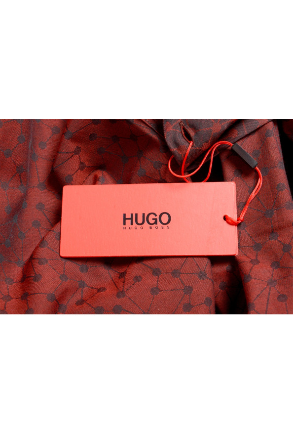 Hugo Boss Men's Erondo Extra Slim Fit Geometric Print Dress Shirt: Picture 8