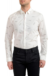 Hugo Boss Men's "Ero3-W" Extra Slim Fit Logo Print Long Sleeve Shirt : Picture 4