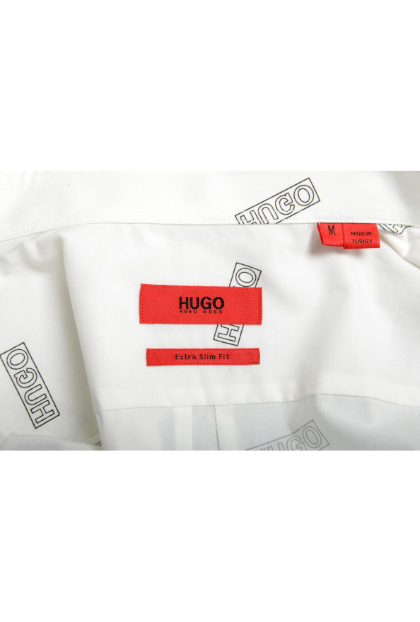 Hugo Boss Men's "Ero3-W" Extra Slim Fit Logo Print Long Sleeve Shirt : Picture 9