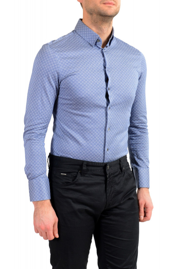 Giorgio Armani Men's "FANTASIA" Blue Long Sleeve Dress Shirt: Picture 5