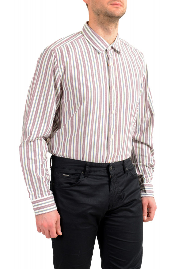 Hugo Boss Men's "Reggie" Regular Fit Striped Long Sleeve Shirt: Picture 5