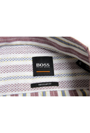 Hugo Boss Men's "Reggie" Regular Fit Striped Long Sleeve Shirt : Picture 9