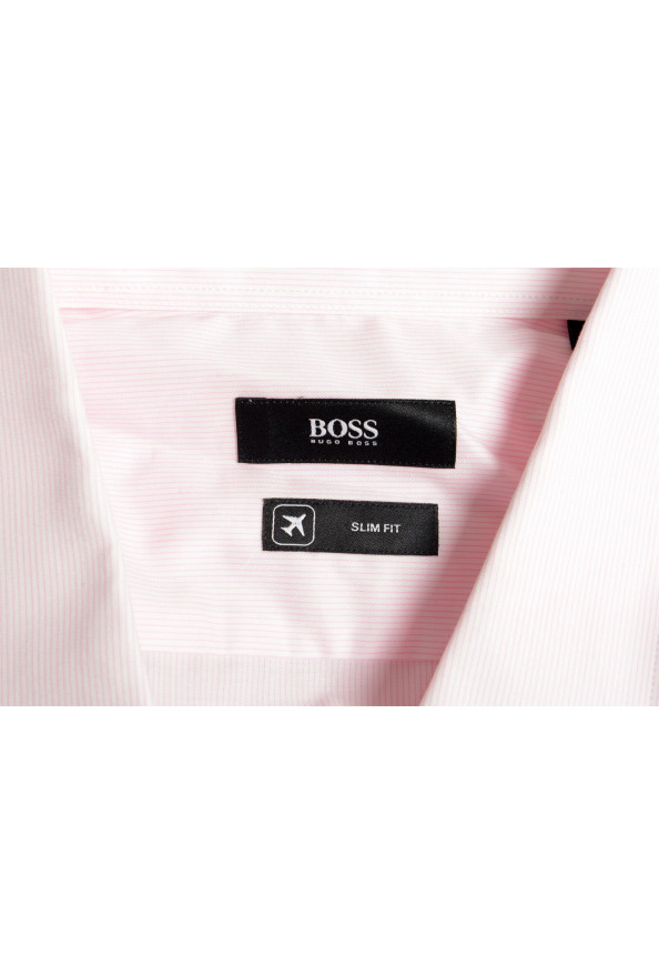 Hugo Boss Men's "Jenno" Striped Slim Fit Long Sleeve Dress Shirt : Picture 8
