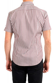 Hugo Boss Men's "Robb_2F" Sharp Fit Striped Short Sleeve Shirt: Picture 3