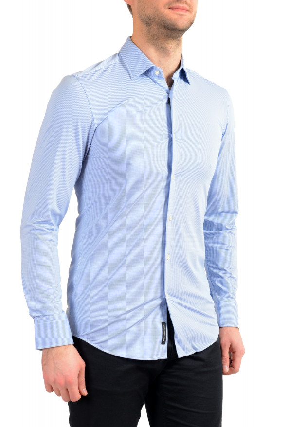 Hugo Boss Men's "Jenno" Blue Slim Fit Long Sleeve Dress Shirt: Picture 2