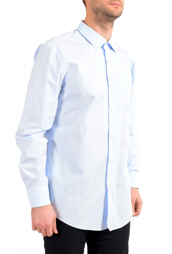 Hugo Boss Men's "Jenno" Blue Slim Fit Plaid Long Sleeve Shirt: Picture 2