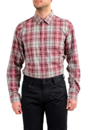 Hugo Boss Men's "Lukas_51" Regular Fit Plaid Long Sleeve Shirt: Picture 4