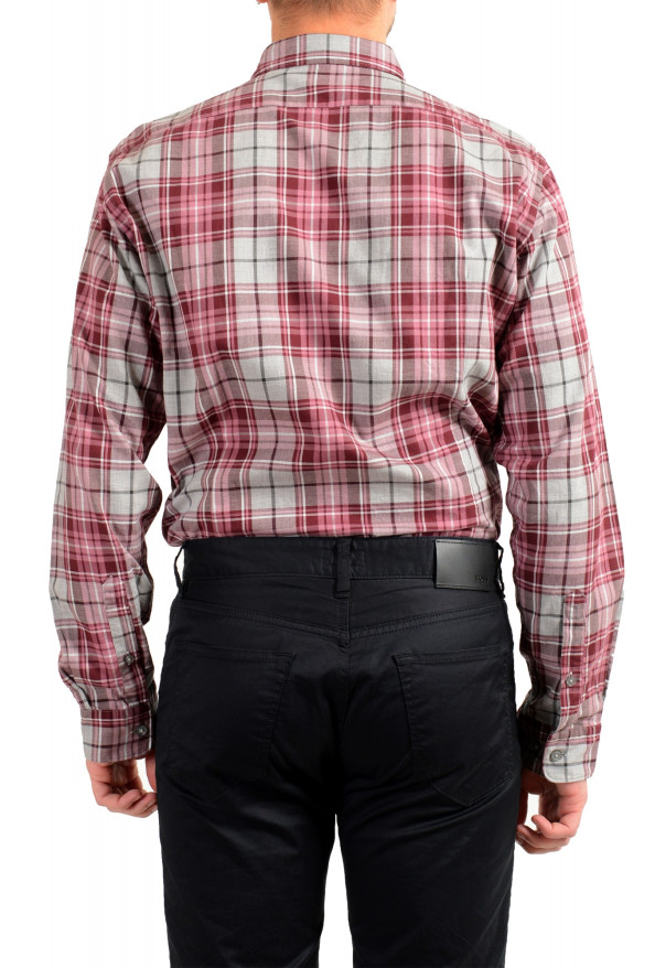 Hugo Boss Men's "Lukas_51" Regular Fit Plaid Long Sleeve Shirt: Picture 6