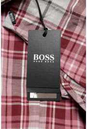 Hugo Boss Men's "Lukas_51" Regular Fit Plaid Long Sleeve Shirt: Picture 8