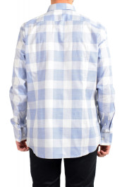 Hugo Boss Men's "Jason" Blue Slim Fit Plaid Long Sleeve Shirt: Picture 3