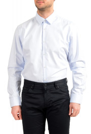Hugo Boss Men's "Eliott" Regular Fit Blue Long Sleeve Dress Shirt: Picture 4
