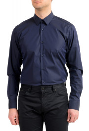 Hugo Boss Men's "Eliot" Blue Regular Fit Long Sleeve Dress Shirt : Picture 4