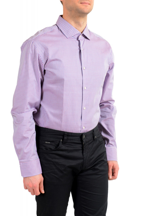 Hugo Boss Men's "Gordon" Regular Fit Plaid Dress Long Sleeve Shirt: Picture 5