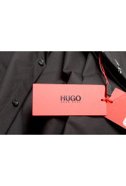 Hugo Boss Men's "Ed" Extra Slim Fit Black Long Sleeve Dress Shirt : Picture 8